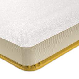 Talens Art Creations Sketchbook - Golden Yellow, 11.7" x 8.3", corner of sketchbook
