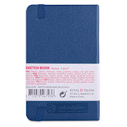 Royal Talens Art Creations Sketchbook - 3.5" x 5.5", Navy, back