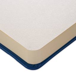 Talens Art Creations Sketchbook - Navy Blue, 11.7" x 8.3", corner of sketchbook