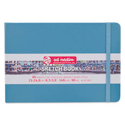 Royal Talens Art Creations Sketchbook - 5.8" x 8.3", Lake Blue, front