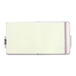 Talens Art Creations Sketchbook - Pastel Violet, 4.7" x 4.7" (open to show paper)