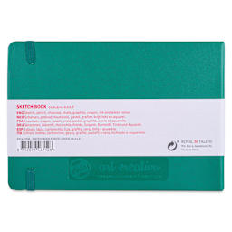 Royal Talens Art Creations Sketchbook - 5.8" x 8.3", Forest Green, back