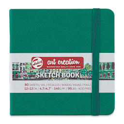 Talens Art Creations Sketchbook - Forest Green, 4.7" x 4.7"