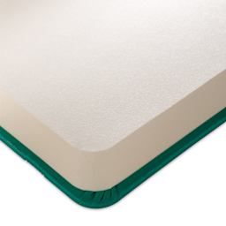 Talens Art Creations Sketchbook - Forest Green, 11.7" x 8.3", corner of sketchbook