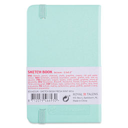 Royal Talens Art Creations Sketchbook - 3.5" x 5.5", Fresh Mint, back