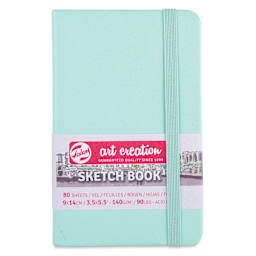 Royal Talens Art Creations Sketchbook - 3.5" x 5.5", Fresh Mint, front