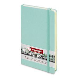Talens Art Creations Sketchbook - Fresh Mint, 8.3" x 5.1" (side view)