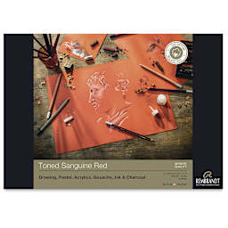 Rembrandt Toned Mixed Media Pad - Sanguine Red, 11.7" x 8.3"
