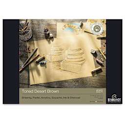 Rembrandt Toned Mixed Media Pad - Desert Brown, 11.7" x 8.3"