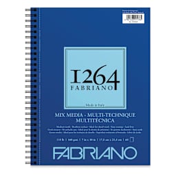 
Fabriano 1264 Mixed Media Paper Pad - 10" x 7", 110 lb, 60 Sheets