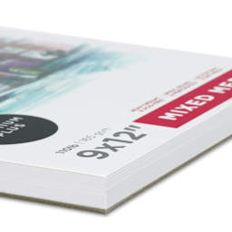 artPOP! Mixed Media Pads - 9" x 12", 60 sheets, Pkg of 2 (Corner of pad)