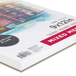 artPOP! Mixed Media Pad - 9" x 12", 60 sheets, corner of pad