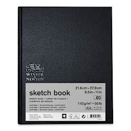 Winsor & Newton Hardbound Sketchbook - 11" x 8-1/2" (shown with removable label)