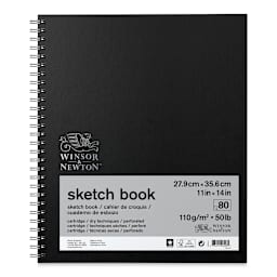 Winsor & Newton Spiral Sketchbook - 14" x 11" (shown with removable label)