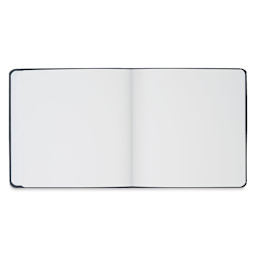 Viviva Hardbound Sketchbook - Ivory White, 7-1/2" x 7-1/2", 120 lb (open to show paper)