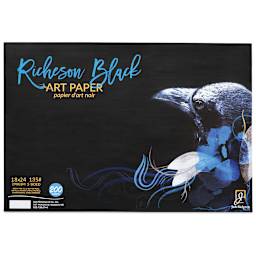 Richeson Black Art Paper Bulk Pack -  18" x 24", 200 Sheets