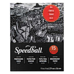 Speedball Printmaking Pad - 11" x 14", 15 Sheets, 90 lb