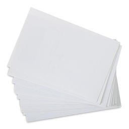 Richeson Bulk Printmaking Paper - Stack of loose Printmaking sheets shown
