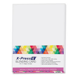 X-Press It Blending Cardstock - 8-1/2" x 11", Pkg of 125 Sheets