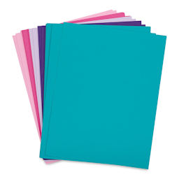 Paper Accents Cardstock Stash Packs - Components of Unicorn pack shown in fan