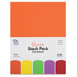 Paper Accents Cardstock Stash Pack - Fruity, Pkg of 40 Sheets, 8-1/2" x 11"