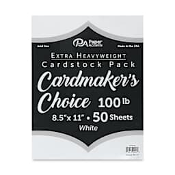 Paper Accents Cardmaker's Choice Cardstock Pack - 50 Sheets, 8-1/2" x 11"