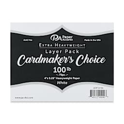 Paper Accents Cardmaker's Choice Cardstock Pack - Front of 75 pc package of Cardstock