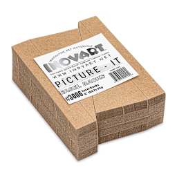 Locking Chipboard Easels - 6", Chipboard, Single-Wing, Pkg of 100