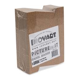 Locking Chipboard Easels - 6", Chipboard, Single-Wing, Pkg of 100