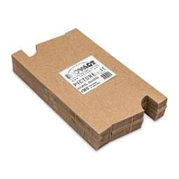 Locking Chipboard Easels - 12", Chipboard, Single-Wing, Pkg of 100