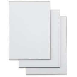 Ampersand Gessobord - 5" x 7", 1/8" Flat, Pkg of 3 (boards without label)