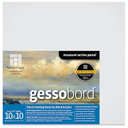 Ampersand Gessobord - 10'' x 10'', 1/8'' Flat