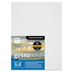 Ampersand Gessobord - 6'' x 8'', 2'' Cradled