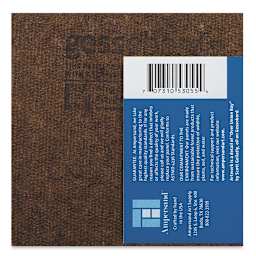 Ampersand Gessobord - 5" x 5", 1/8" Flat, Pkg of 4 (back of packaged board)