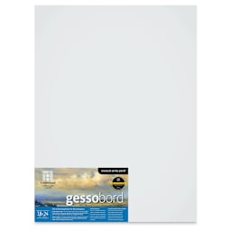 Ampersand Gessobord - 18'' x 24'', 1-1/2'' Cradled