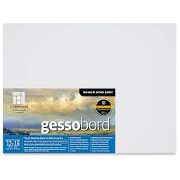 Ampersand Gessobord - 12'' x 16'', 1-1/2'' Cradled