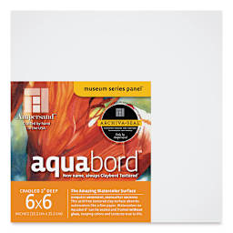 Ampersand Aquabord - 6" x 6" x 2", Deep Cradled