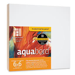 Ampersand Aquabord Panel - 6" x 6", 1-1/2" Cradled