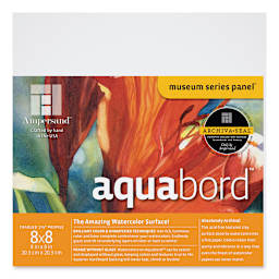 Ampersand Aquabord Panel - 8" x 8", 1-1/2" Cradled