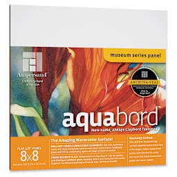 Ampersand Aquabord Panel - 8" x 8", 1/8" Flat