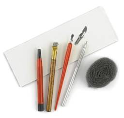 Amoersand Scratchbord Tools - Claybord Tool Kit (Inside Packaging)