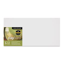 Ampersand Claybord - 6'' x 12'', 2'' Deep Cradled