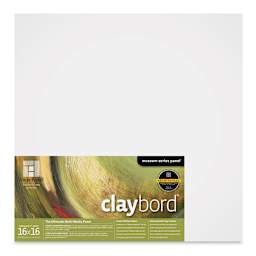 Ampersand Claybord - 16'' x 16'', 2'' Deep Cradled