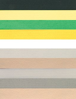 Hahnemühle Premium Velour Paper - Various color swatches shown horizontally