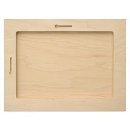 Art Boards Natural Maple Panel - 9" x 12", 1" Cradle - back