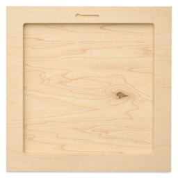 Art Boards Natural Maple Panel - 12" x 12", 1" Cradle - back