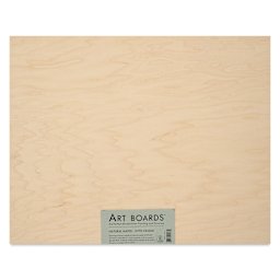 Art Boards Natural Maple Panel - 16" x 20", 1" Cradle - front in packaging