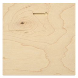 Art Boards Natural Maple Panel - 8" x 8", Uncradled - back