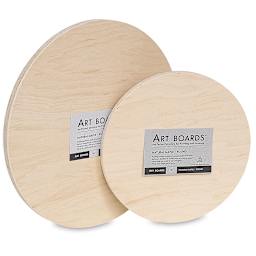 Art Boards Round Natural Maple Panels