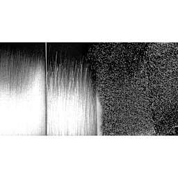 Ampsteel Artist-Grade Oil-Free Steel Wool - Effect of using Steel wool on inked art board shown